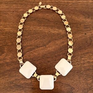Park Lane | Vintage Enamel Link Necklace | 17” Length
